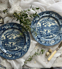 Load image into Gallery viewer, Early Staffordshire Antique Plates