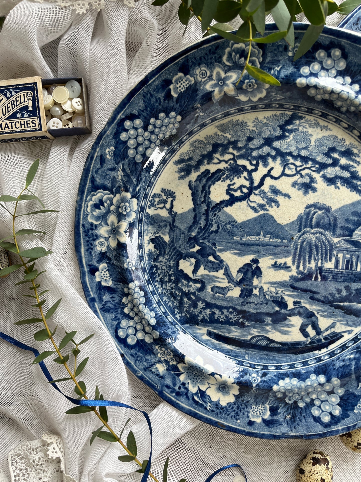 Early Staffordshire Antique Plates