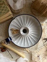 Load image into Gallery viewer, Large Vintage Enamel Candleholder
