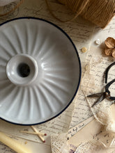 Load image into Gallery viewer, Large Vintage Enamel Candleholder