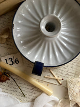 Load image into Gallery viewer, Large Vintage Enamel Candleholder