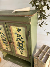 Load image into Gallery viewer, Hand Painted Vintage Cabinet