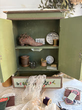 Load image into Gallery viewer, Hand Painted Vintage Cabinet