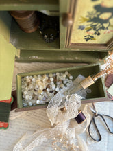 Load image into Gallery viewer, Hand Painted Vintage Cabinet