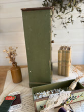 Load image into Gallery viewer, Hand Painted Vintage Cabinet