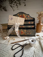 Load image into Gallery viewer, Victorian Paper Mache Letter Rack