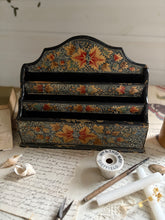 Load image into Gallery viewer, Victorian Paper Mache Letter Rack
