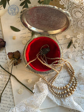 Load image into Gallery viewer, Vintage Rose Cameo Trinket Box