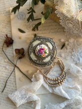 Load image into Gallery viewer, Vintage Rose Cameo Trinket Box