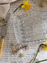 Load image into Gallery viewer, Pressed Glass Butter Dish
