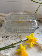 Load image into Gallery viewer, Pressed Glass Butter Dish