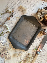 Load image into Gallery viewer, Vintage Pewter Butter Dish