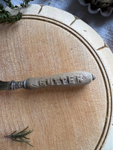 Load image into Gallery viewer, Antique Wooden Butter Knife