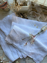 Load image into Gallery viewer, Set of 8 Vintage Linen-Cotton Napkins