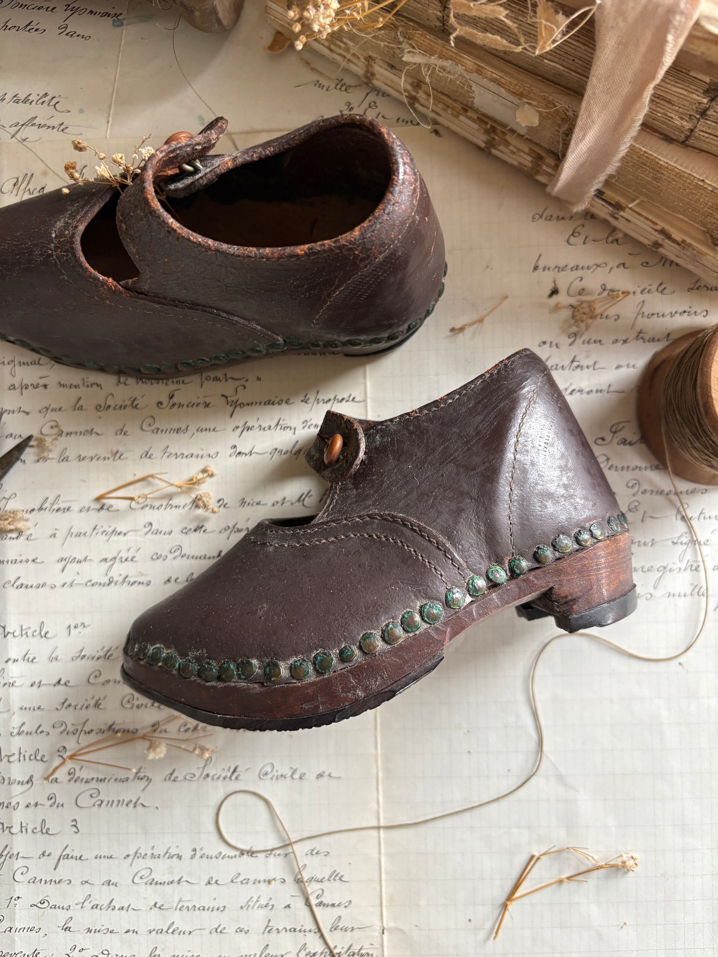 Antique Child’s Leather Shoes