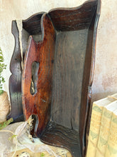 Load image into Gallery viewer, Georgian Oak Cutlery Tray with Shaped Sides & Carry Handles