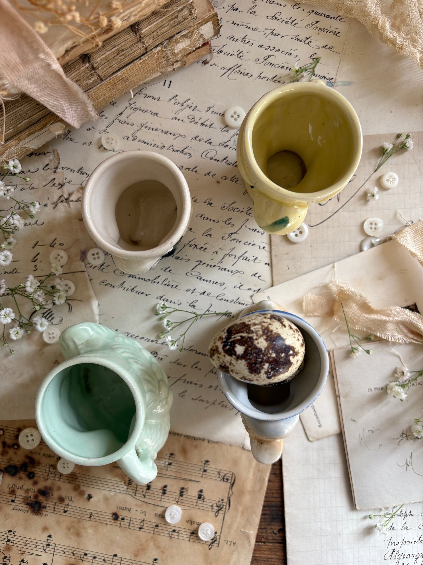 Vintage Character Egg Cups