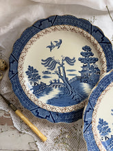 Load image into Gallery viewer, Vintage Booths Blue & White Willow Plate