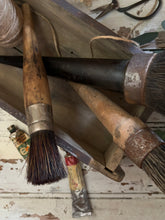 Load image into Gallery viewer, Set of Three Antique Artist Brushes