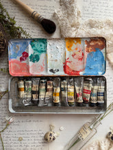 Load image into Gallery viewer, Pair of Vintage French Metal Gouache Paint Tins