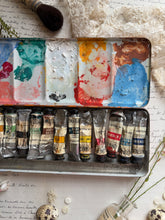 Load image into Gallery viewer, Pair of Vintage French Metal Gouache Paint Tins
