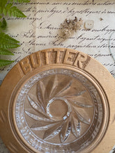 Load image into Gallery viewer, Vintage Wooden Butter Dish