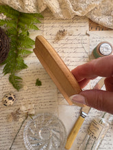 Load image into Gallery viewer, Vintage Wooden Butter Dish