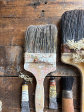 Load image into Gallery viewer, Set of Three Old Decorators Brushes
