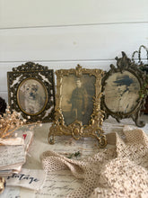 Load image into Gallery viewer, Vintage Brass Photo Frames