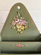 Load image into Gallery viewer, Vintage Wooden Hand-Painted Letter Rack