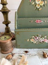 Load image into Gallery viewer, Vintage Wooden Hand-Painted Letter Rack