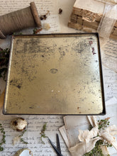 Load image into Gallery viewer, Vintage Metal Tin with Flying Mallards & Golden Moon