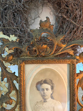 Load image into Gallery viewer, Antique Solid Cast Brass Photo Frame