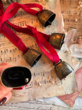 Load image into Gallery viewer, Small Cow Bells Rustic Stars and Rustic Acorns