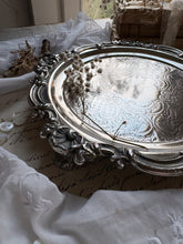 Load image into Gallery viewer, Antique Silver Plated Salver