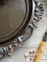 Load image into Gallery viewer, Antique Silver Plated Salver