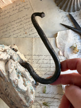 Load image into Gallery viewer, Antique Hand-Carved Wooden Wall Hook