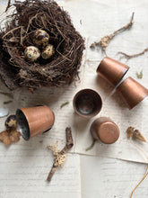 Load image into Gallery viewer, Set of Six Antique Copper Water Cups
