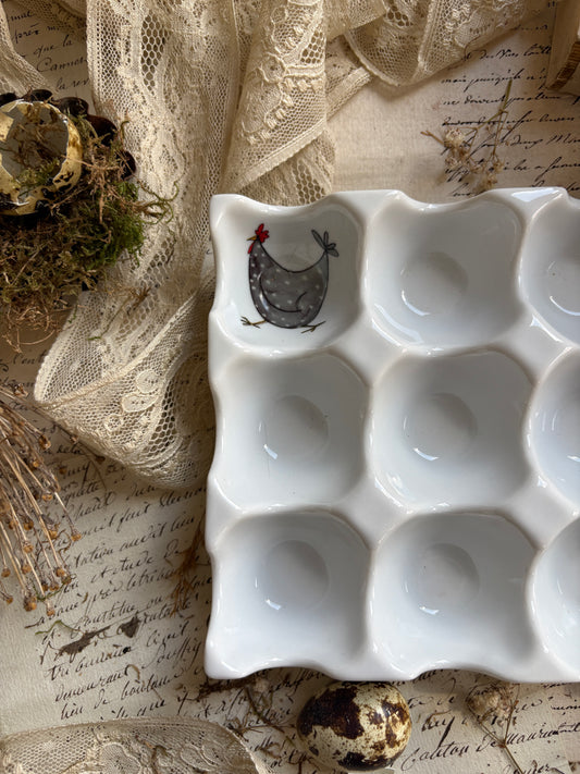 Vintage Jersey Pottery Egg Holder