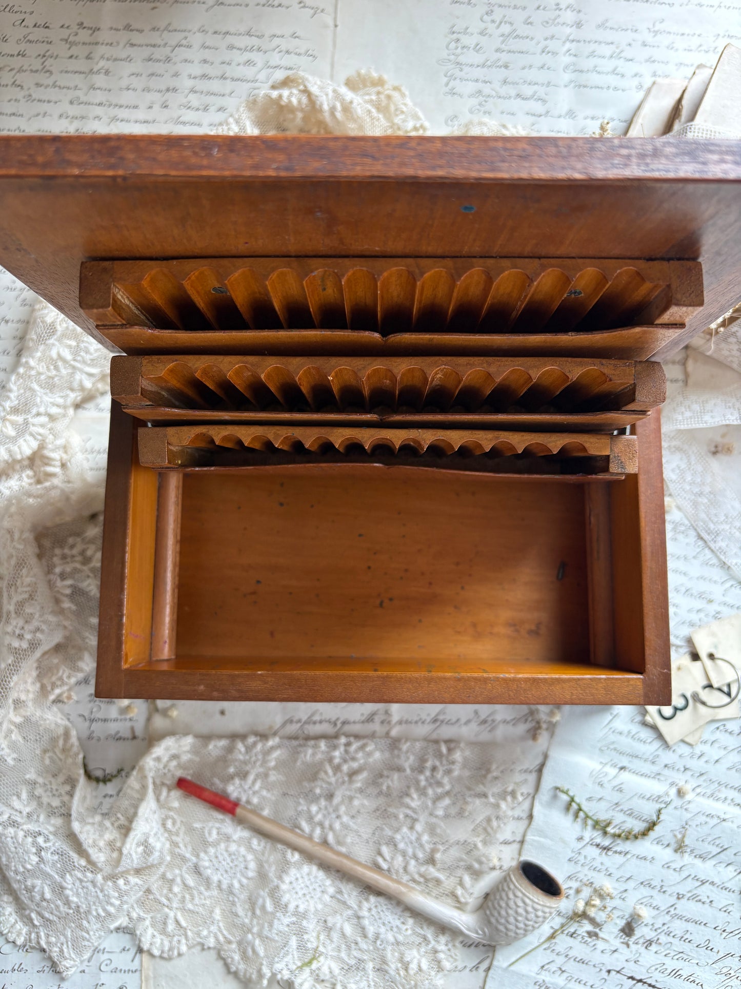 Rare 1930s Art Deco Cantilever Cigarette Dispenser Box