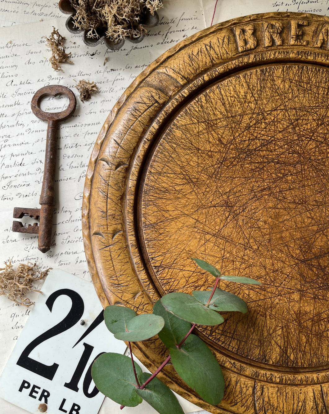 vintage bread board