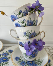 Load image into Gallery viewer, Vintage Cornflower Blue Teaset
