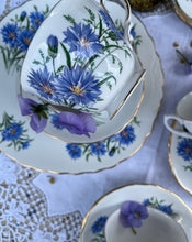 Load image into Gallery viewer, vintage cornflower blue trio
