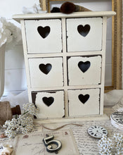 Load image into Gallery viewer, small wooden heart drawers
