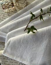 Load image into Gallery viewer, White Damask Cotton Napkins
