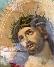 Load image into Gallery viewer, Old  Vintage Framed Picture Of Jesus
