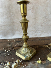 Load image into Gallery viewer, Vintage Brass Candlesticks
