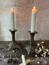 Load image into Gallery viewer, Vintage Brass Candlesticks
