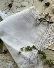 Load image into Gallery viewer, Six Vintage White Table Napkins
