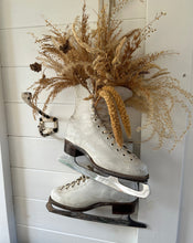 Load image into Gallery viewer, vintage white ice skates
